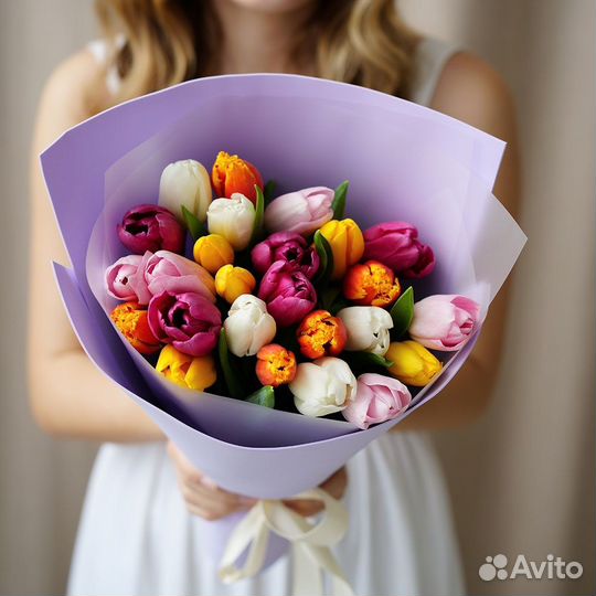 Цветы к 8 марта. Тюльпаны с доставкой в Томске