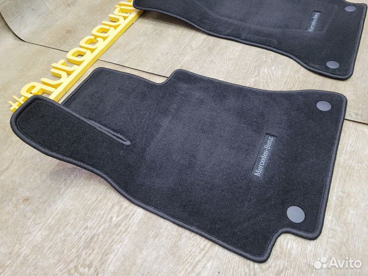 Коврики в салон Mercedes C-class W205 (Премиум)