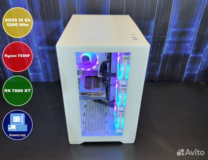 Геймерский комп AMD7500F-RX7800XT-16DDR5-ORI07-A620