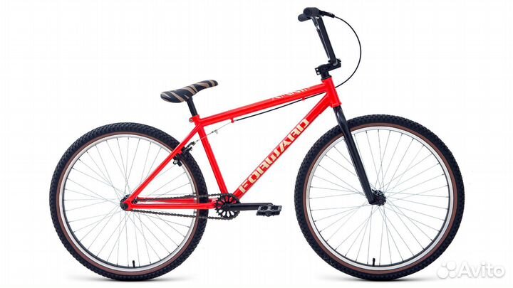 Велосипед Forward Zigzag BMX d-26 (2021) красный/б