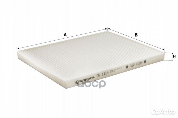 Фильтр салона Kia/Nordfil/ CN1114 nordfil