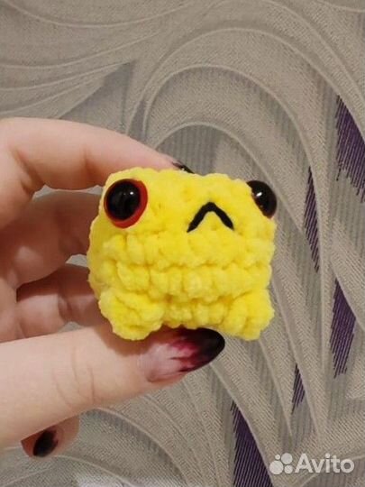 Вязаные игрушки лягушка