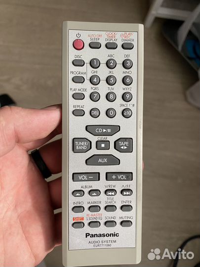 Музыкальный центр panasonic sa pm 28