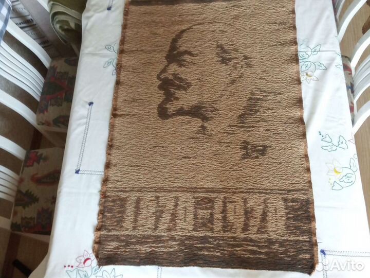 Цветное панно с портретом В.И.Ленина