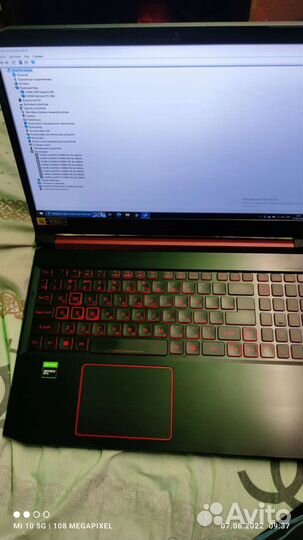 Acer nitro 5.core i5 9300H.512gb SSD.IPS