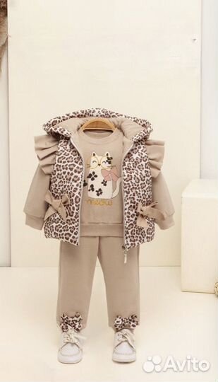 Спортивный костюм с жилеткой 68,80