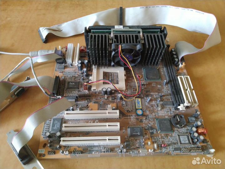 Винтажные мат. платы +процессоры+HDD