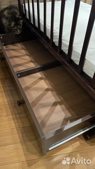 Детская кроватка Люлька Можга Красная звезда Агата