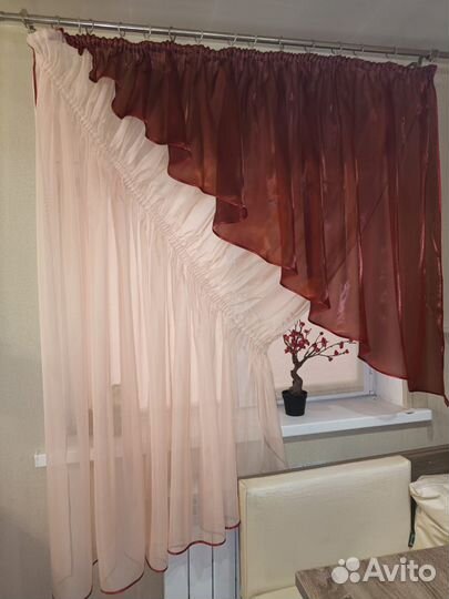 Тюль на кухню