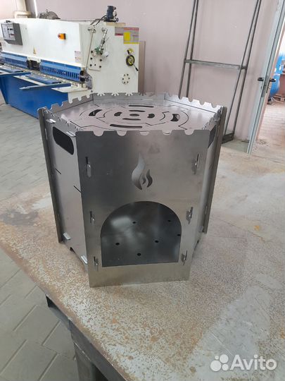 Печь казан-мангал разборный