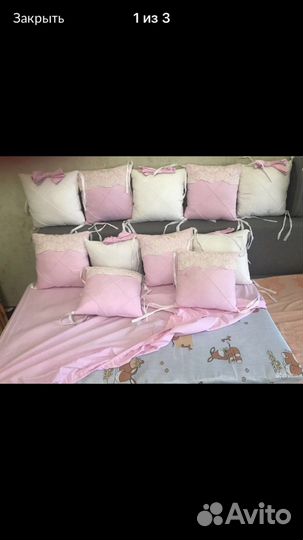 Детские подушки для кроватки