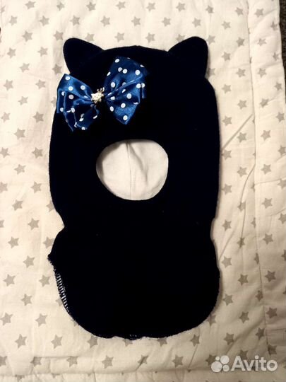 Шапка шлем для девочки