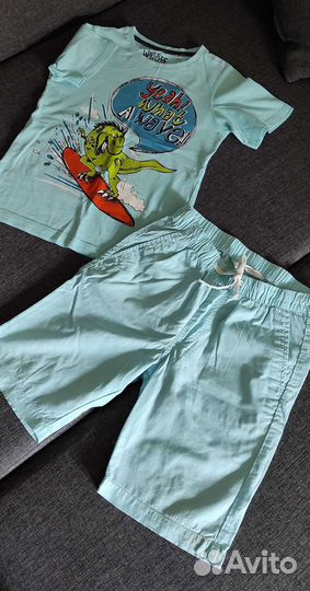 Комплект летней одежды для мальчика 128-134