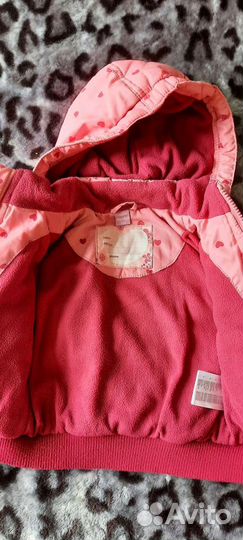 Куртка, шапочка и шарф