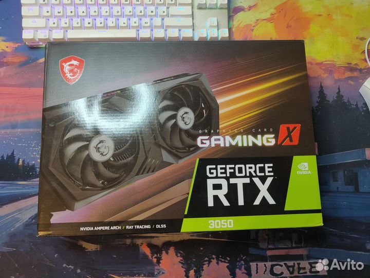 Видеокарта RTX 3050 8GB