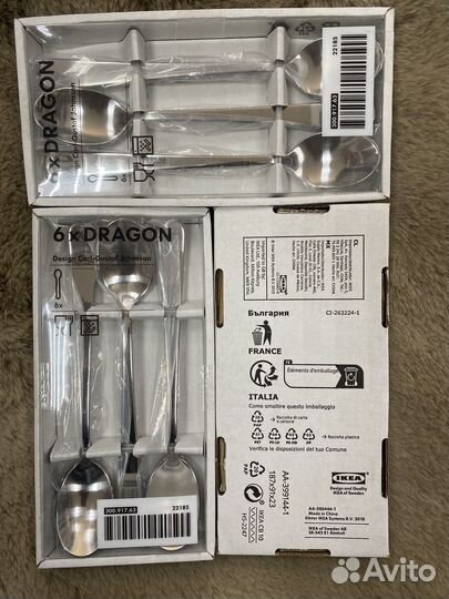 Набор чайных ложек dragon IKEA