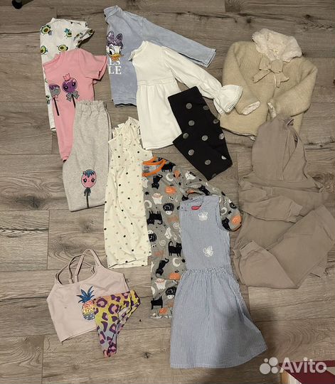 Вещи пакетом на девочку 98 104