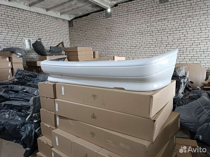 Бампер задний ваз 2114 цвет белый (белое облако)