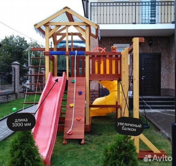 Детская площадка домик на дачу