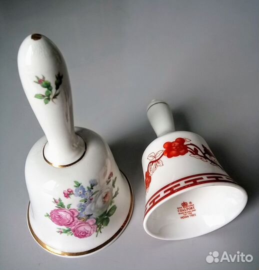 Колокольчик, фарфор, винтаж, Coalport, Англия