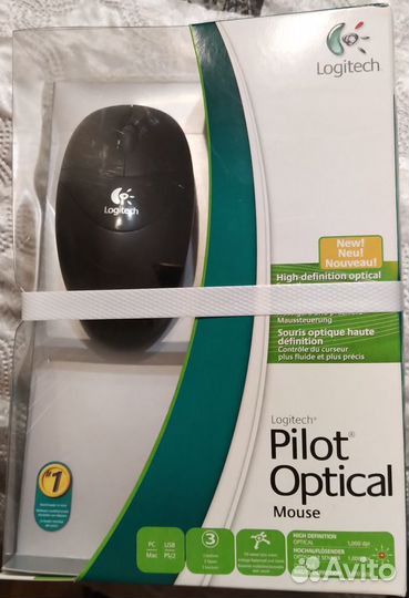 Мышь компьютерная logitech