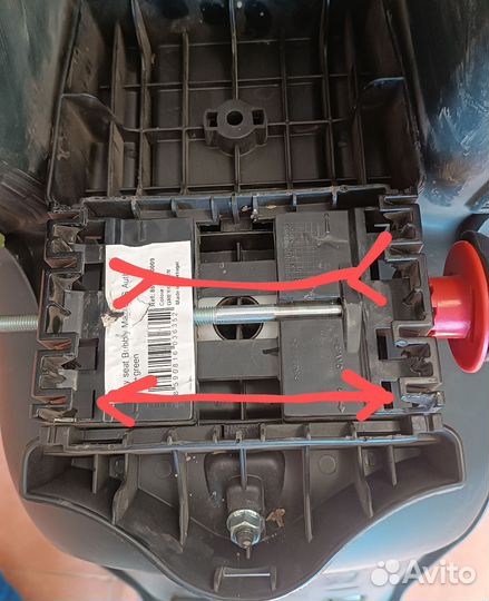 Детское велокресло на багажник