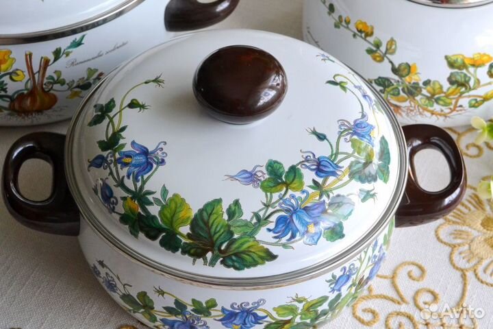 Эмалированная кастрюля. Botanica Villeoy & Boch