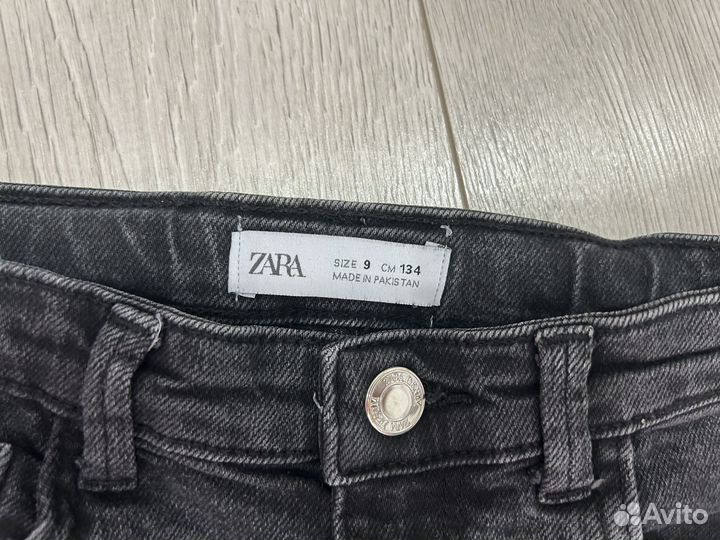 Джинсы zara 134 рост, кофты в подарок