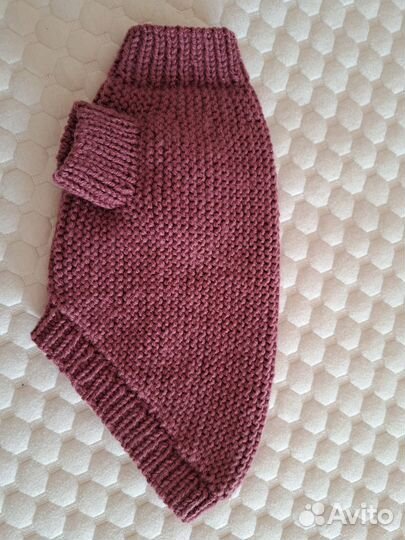 Джемпер вязаный для собачки