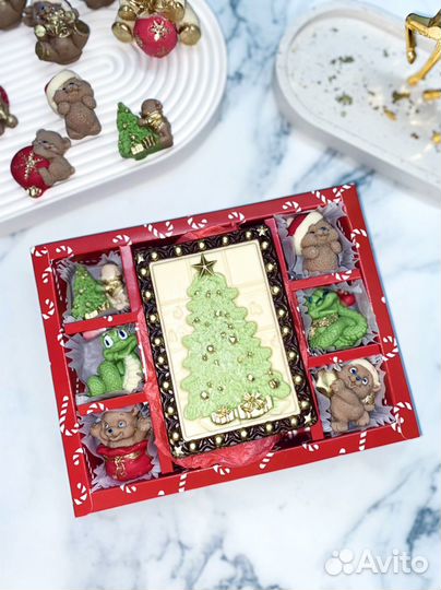 Шоколадный подарок на новый год