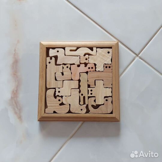 Деревянный пазл 