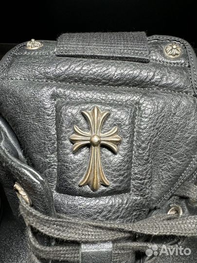 Кеды Rick Owens x Chrome Hearts geobasket