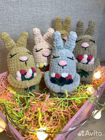 Вязаные зайчики