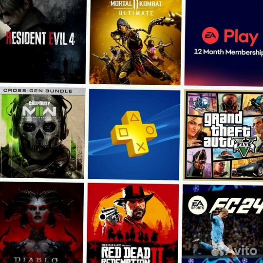Подписки ps plus и ea play для ps4-521240505