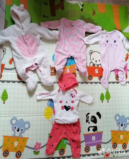 Одежда пакетом для девочки 62-68