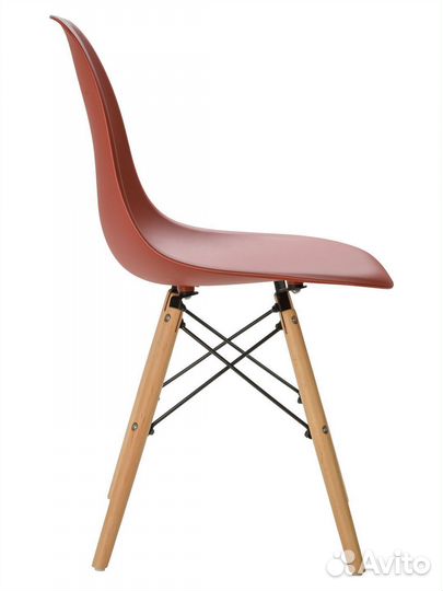 Стул в стиле eames DSW,кирпичный, 1 шт