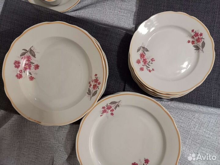 Новый столовый сервиз СССР Дулево