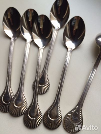 Ложки чайные новые с серебром