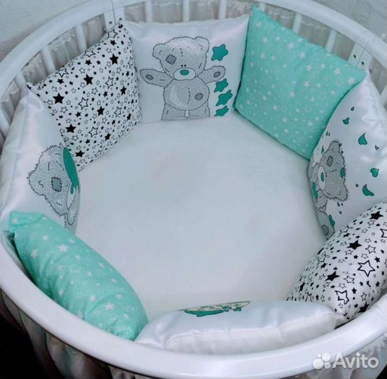 Бортики в детскую кроватку. Смотреть карусель