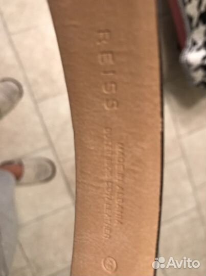 Ремень кожаный reiss