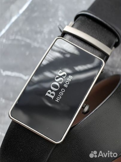 Автоматический Мужской Двухсторонний Ремень boss