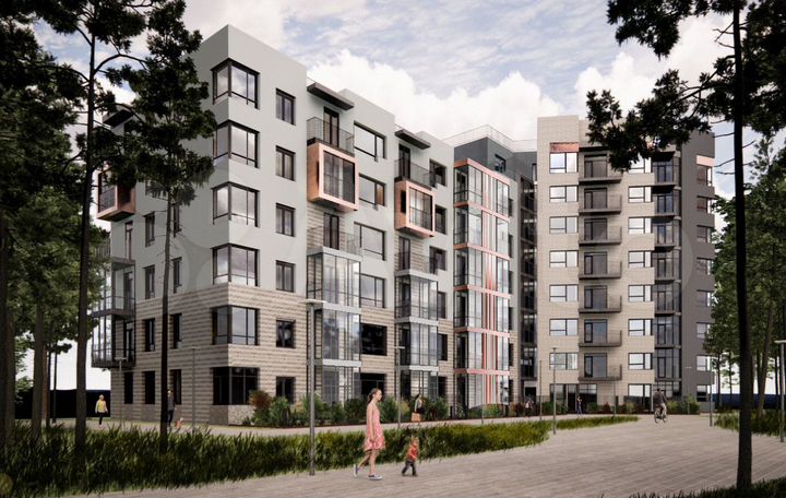 2-к. квартира, 83 м², 2/8 эт.