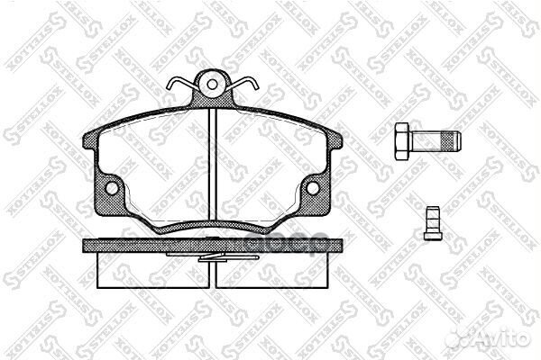 157 014-SX 146 14FDB370 колодки дисковые п Fiat