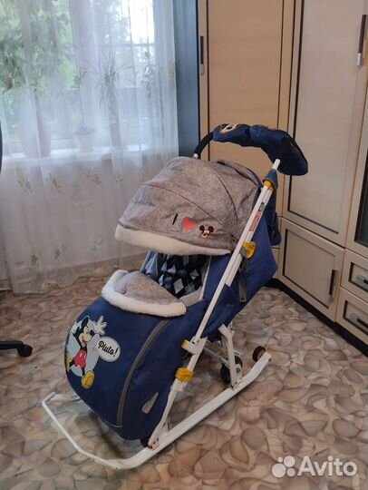 Коляска санки