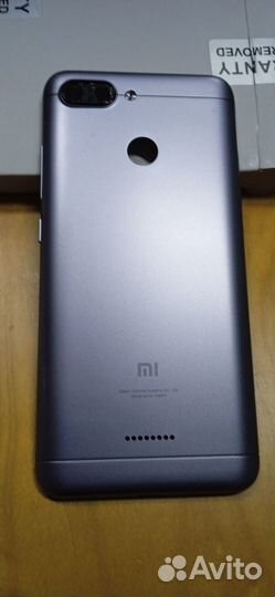 Задняя крышка xiaomi Redmi 6