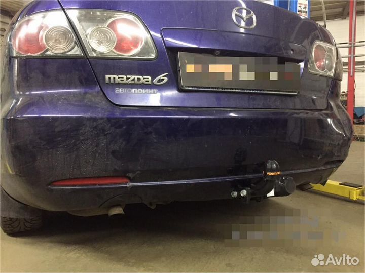 Фаркоп Mazda 6. Установка фаркопа