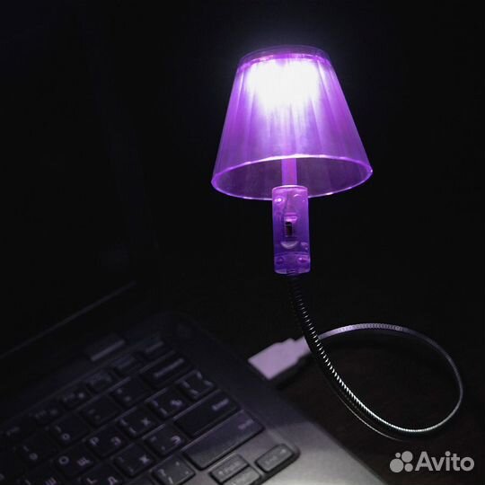 USB-лампа подсветка светильник фиолет LED Light