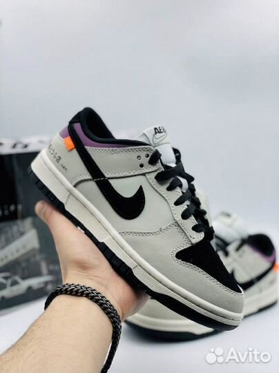 Nike dunk серый черный разм. 40