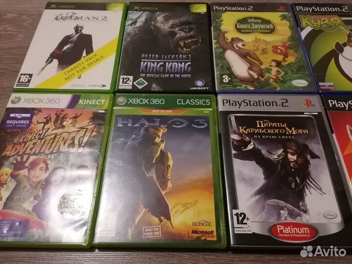 Коллекция лицензии xbox 360, ps 2