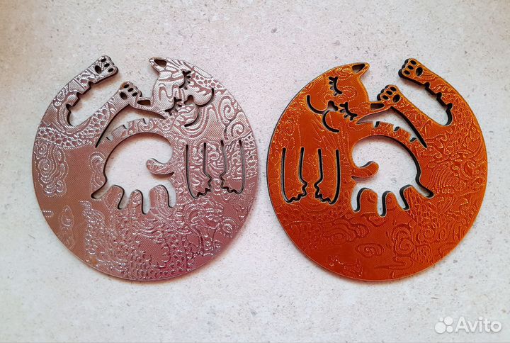 Подставки под стаканы Котики